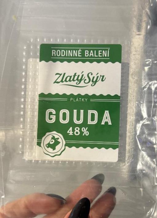 Fotografie - bloček Gouda 48% Zlatý sýr