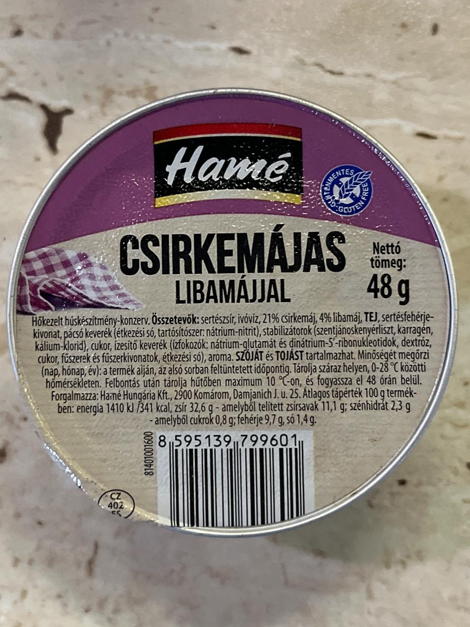 Fotografie - Csirkemájas Libamájjal Hamé