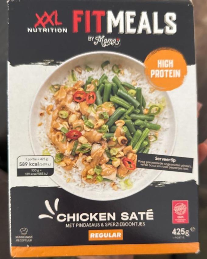 Fotografie - Fit Meals Chicken Saté XXL Nutrition