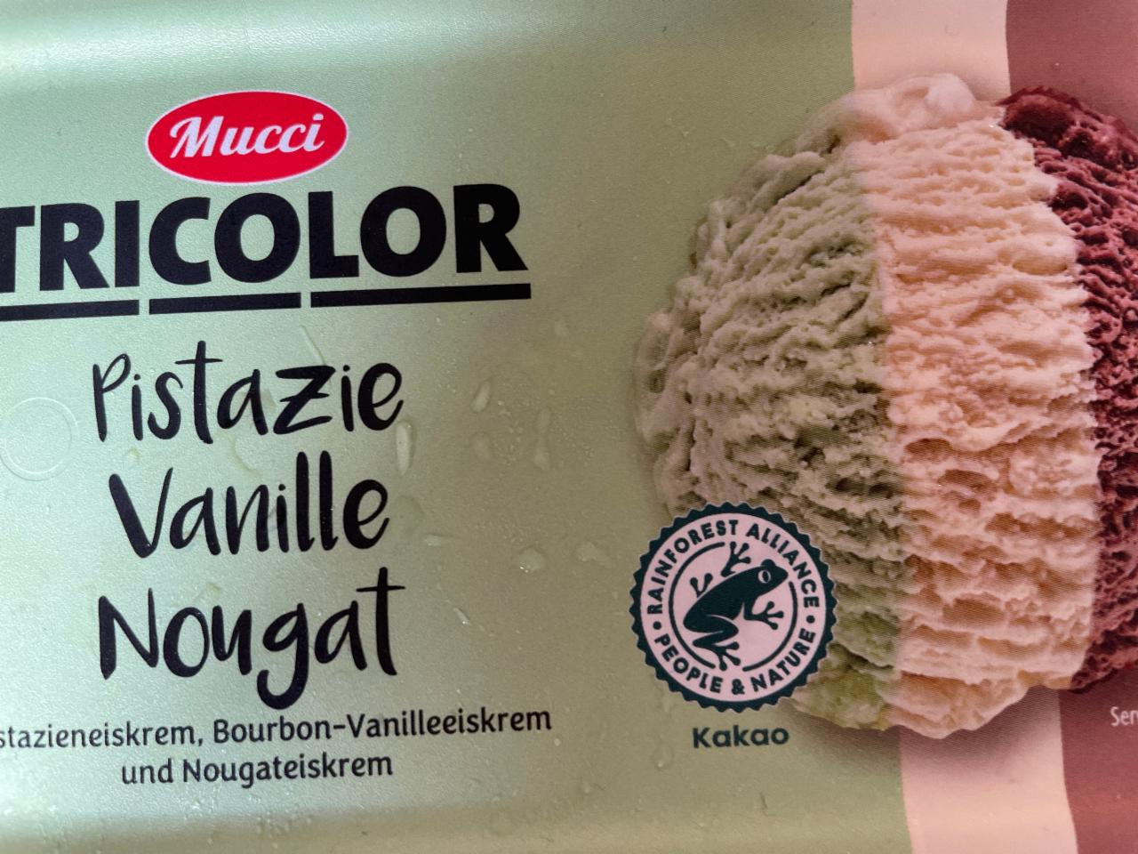 Fotografie - Tricolor Pistazie Vanille Nougat Mucci