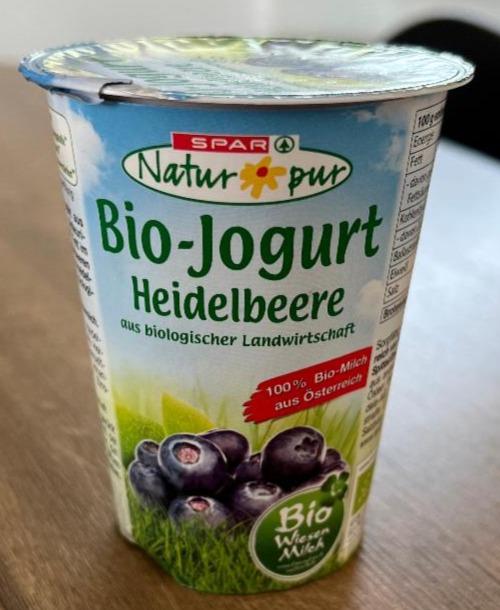 Fotografie - Bio-jogurt heidelbeer SPAR Natur*pur