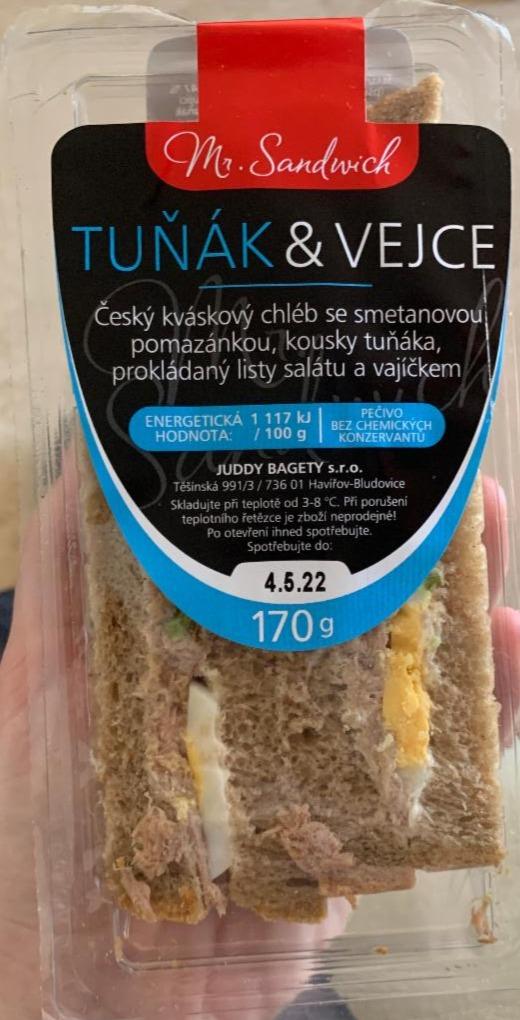 Fotografie - Tuňák & vejce Mr.Sandwich