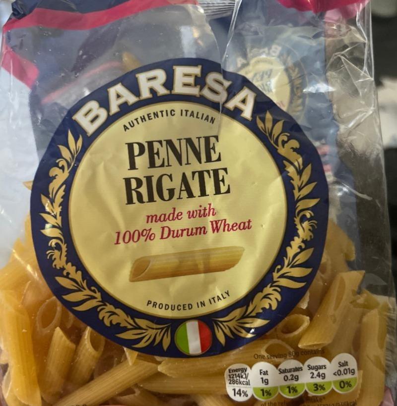 Fotografie - Penne Rigate 100% Durum Wheat Baresa