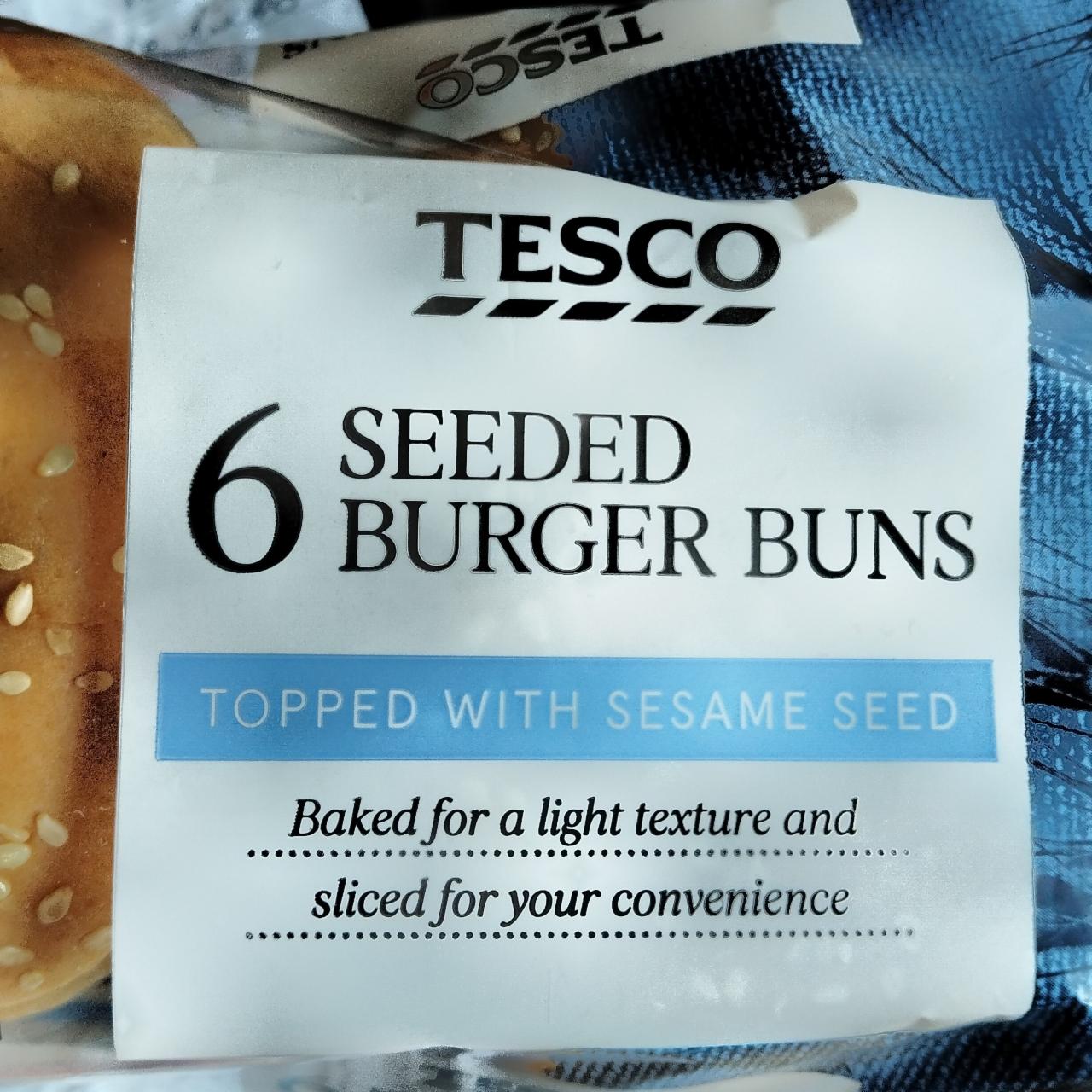 Fotografie - 6 Seeded Burger Buns Tesco