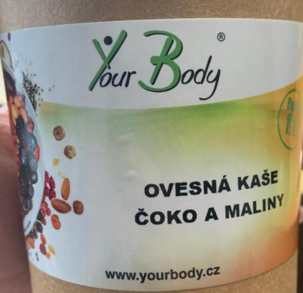 Fotografie - Ovesná kaše čoko a maliny YourBody