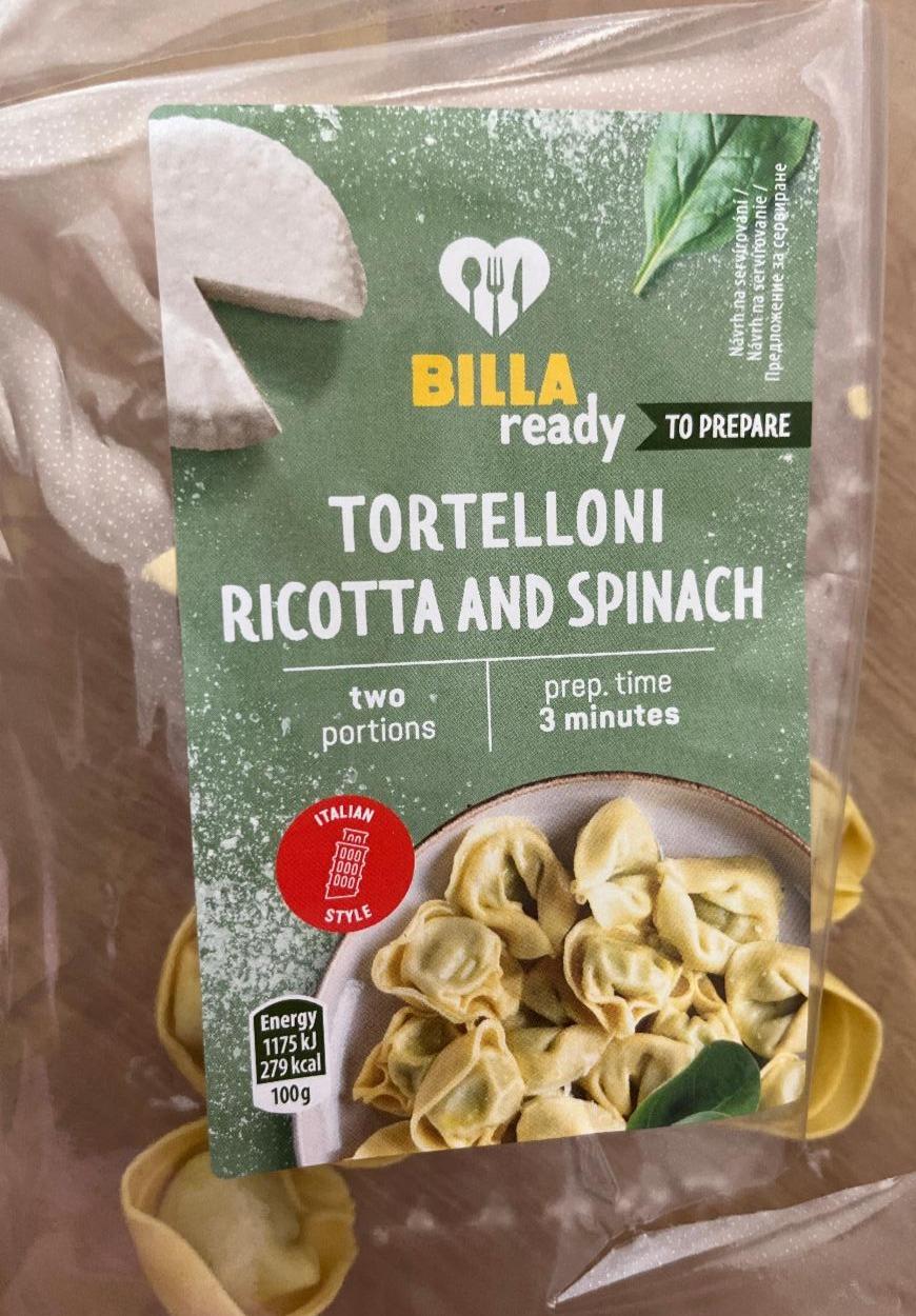 Fotografie - Tortelloni Ricotta and Spinach Billa