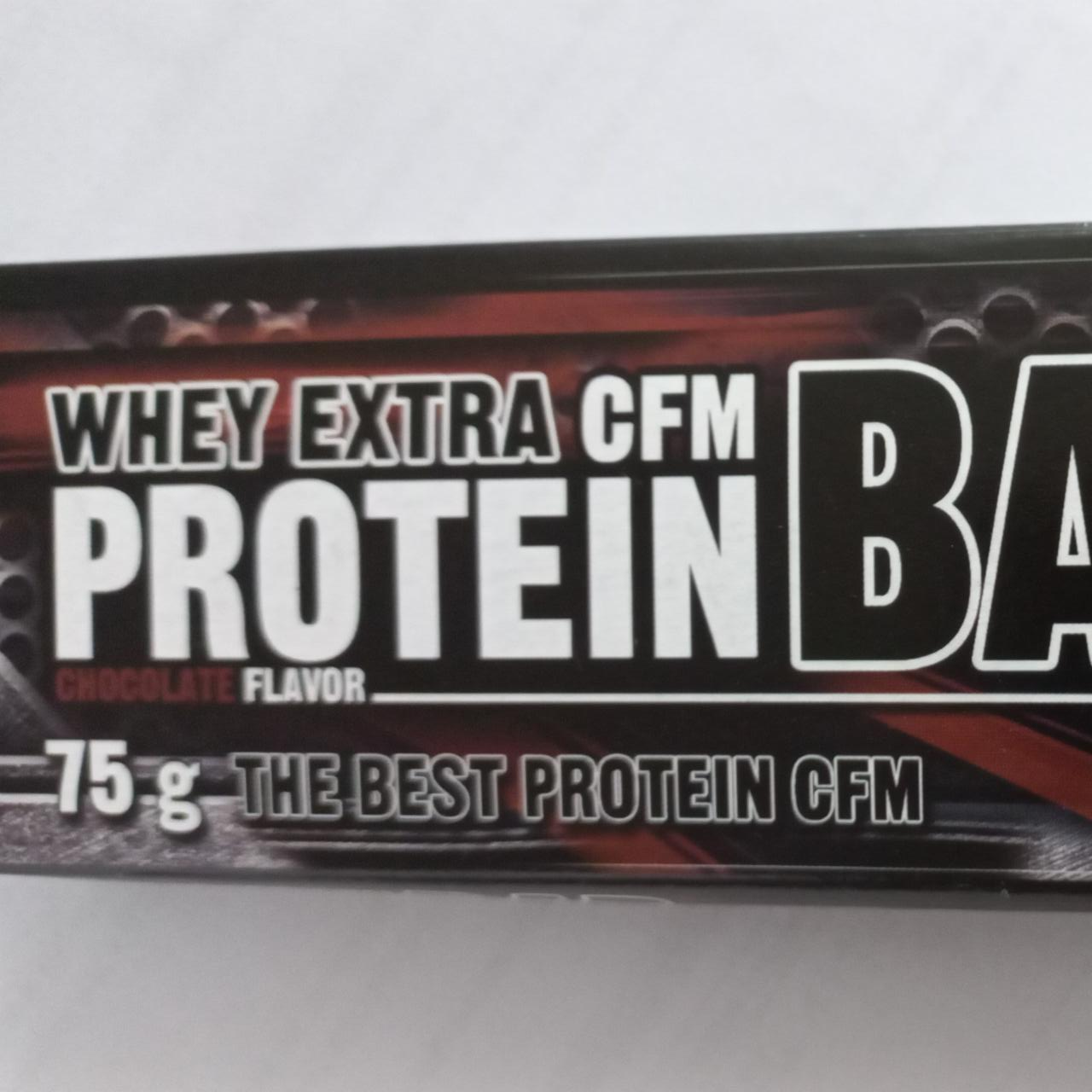 Fotografie - Whey extra CFM protein bar chocolate flavor