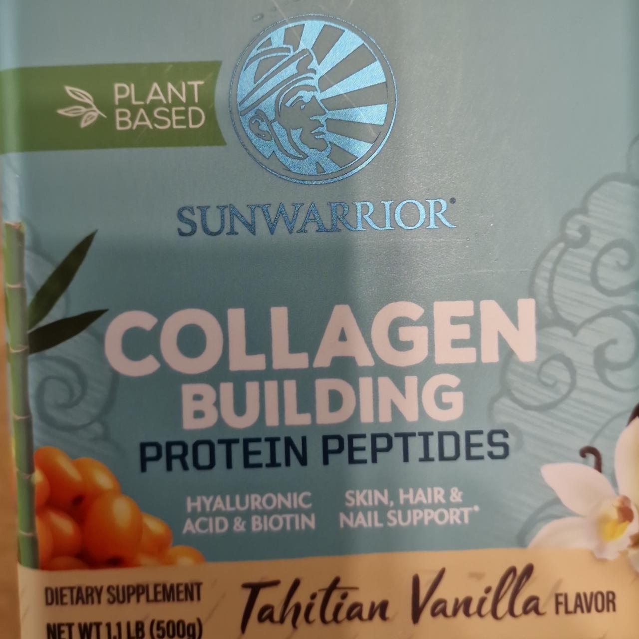 Fotografie - Collagen Building Protein Peptides Tahitian Vanilla Sunwarrior