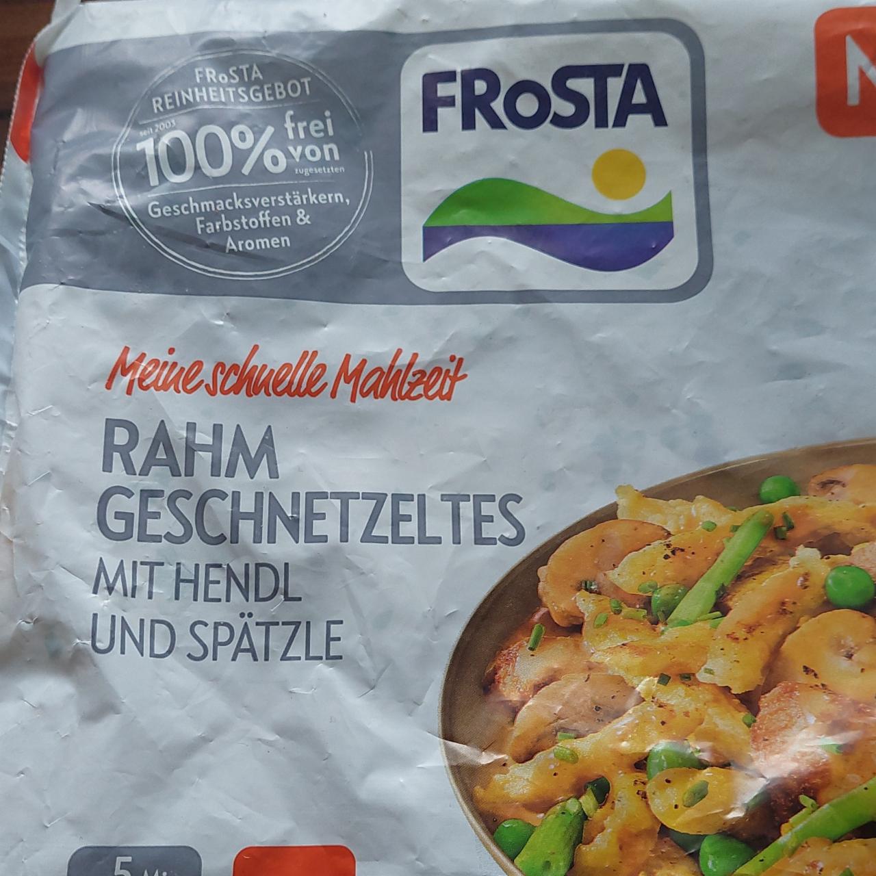 Fotografie - Rahm Geschnetzeltes mit Hendl und Spätzle Frosta