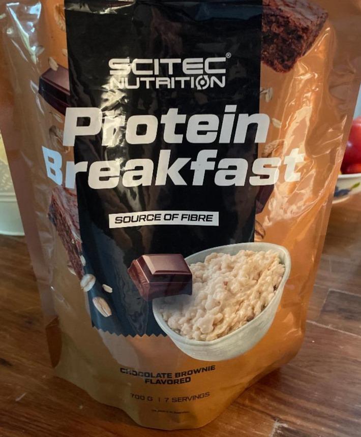 Fotografie - Protein Breakfast Chocolate Brownie flavor Scitec Nutrition