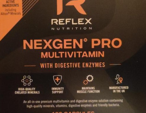 Fotografie - reflex nexgen pro multivitamin with digestive enzymes