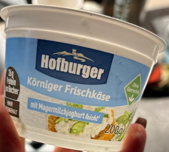 Fotografie - Körniger Frischkäse mit Magermilchjoghurt leicht Hofburger