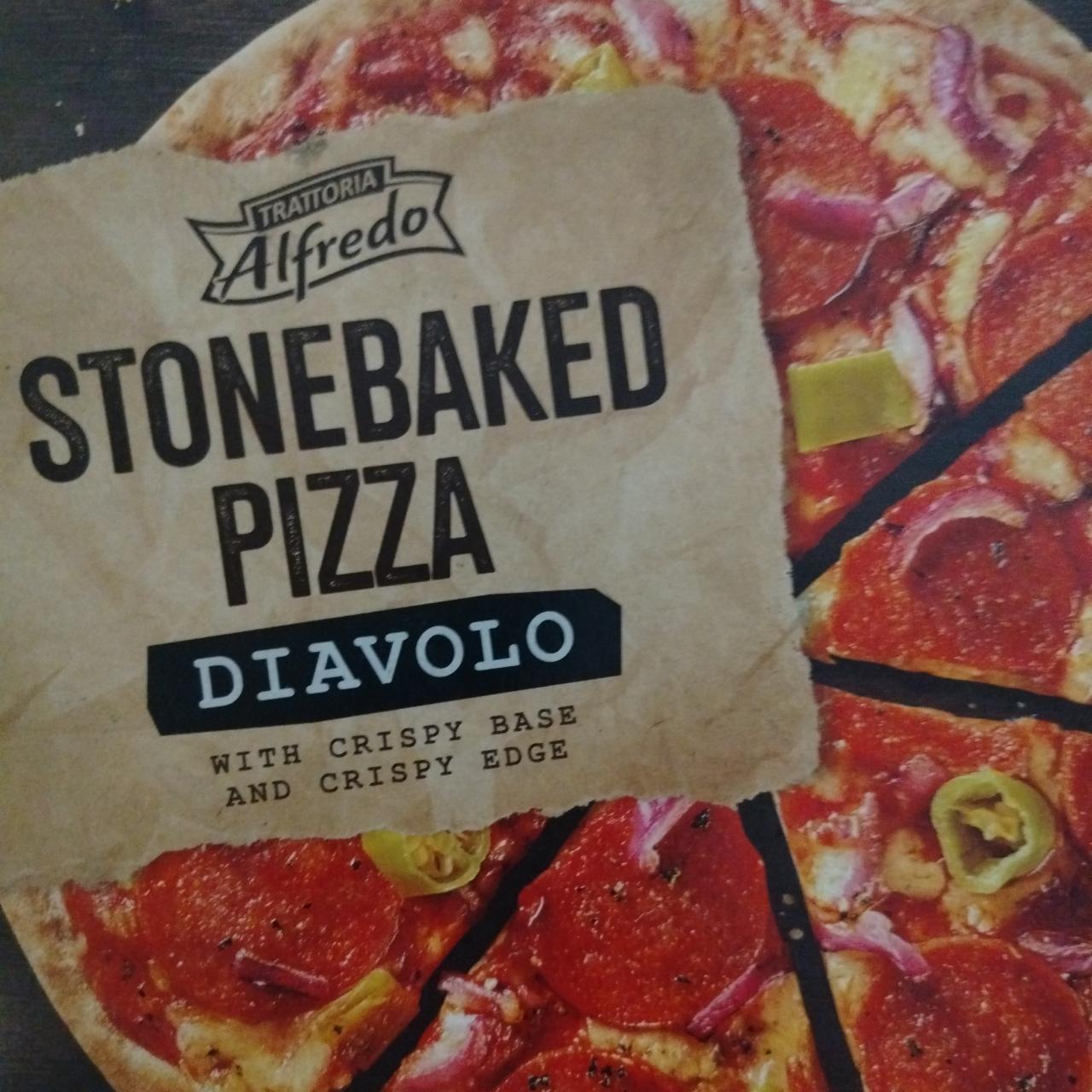 Fotografie - Stonebaked pizza Diavolo Trattoria Alfredo