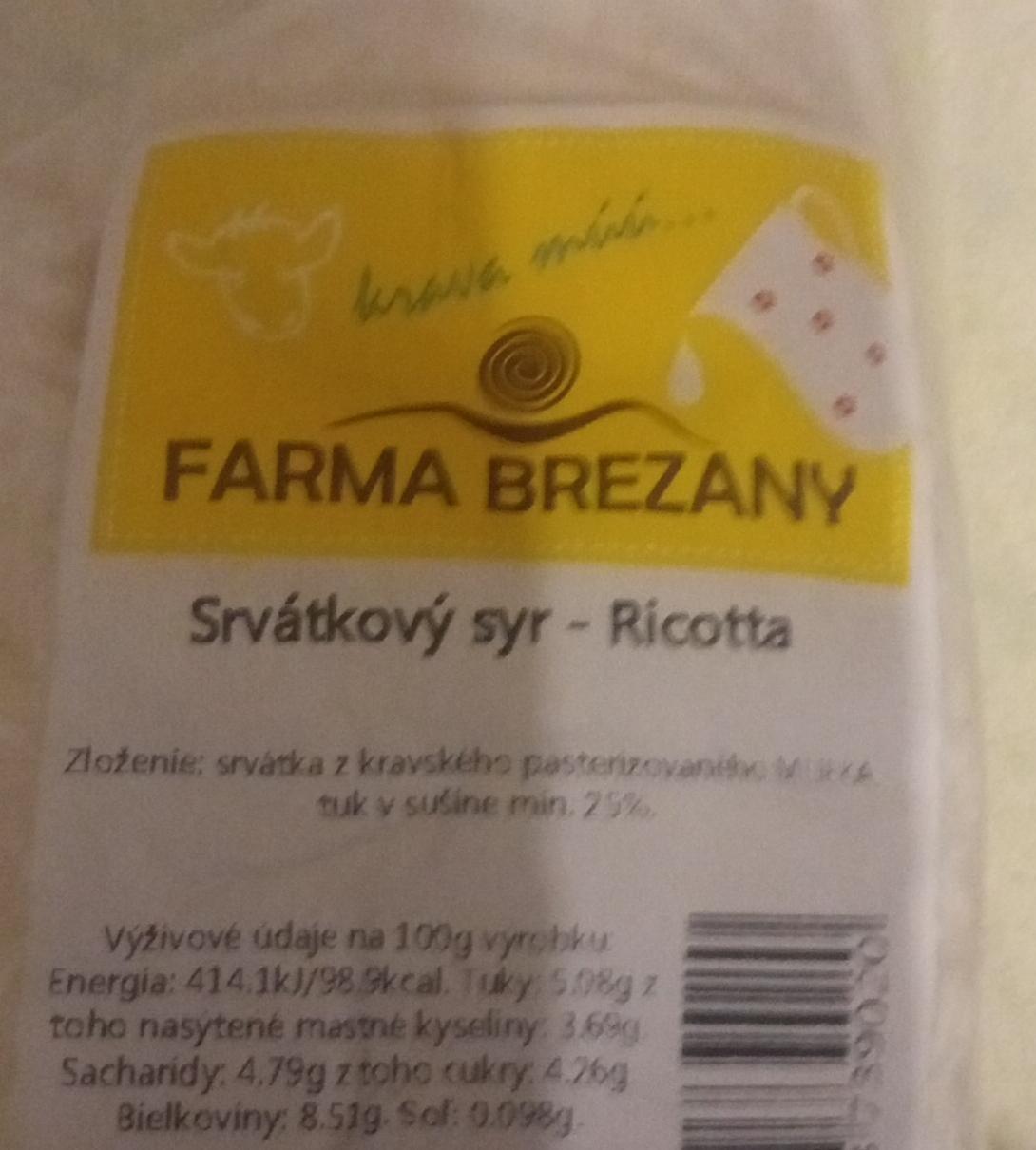 Fotografie - Srvátkový syr - Ricotta Farma Brezany