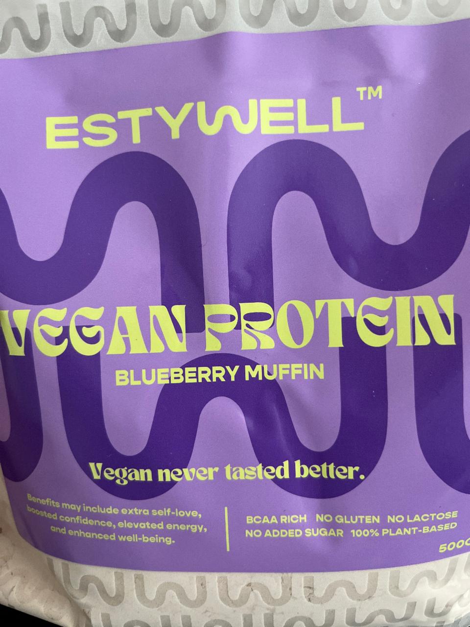 Fotografie - Vegan Protein Blueberry Muffin Estywell