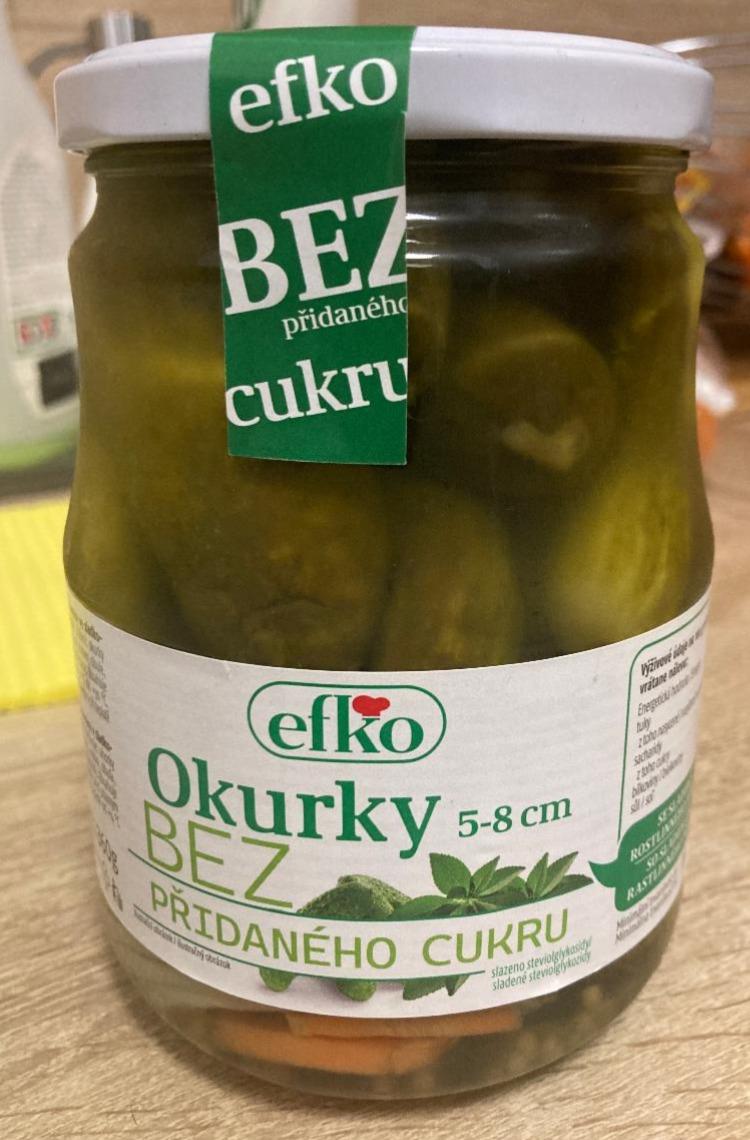 Fotografie - Okurky Bez přidaného cukru efko