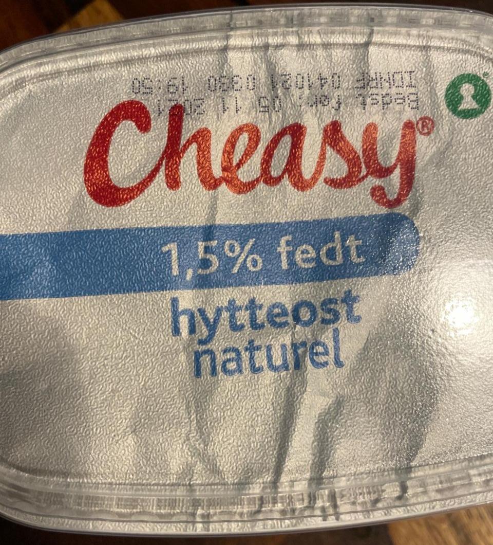 Fotografie - Cheasy Hytteost naturel 1,5% fedt Arla