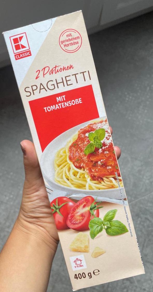 Fotografie - Spaghetti mit Tomatensoße K-Classic