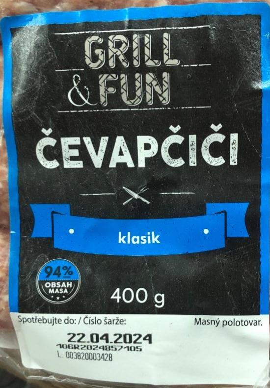 Fotografie - Čevapčiči klasik Grill & Fun