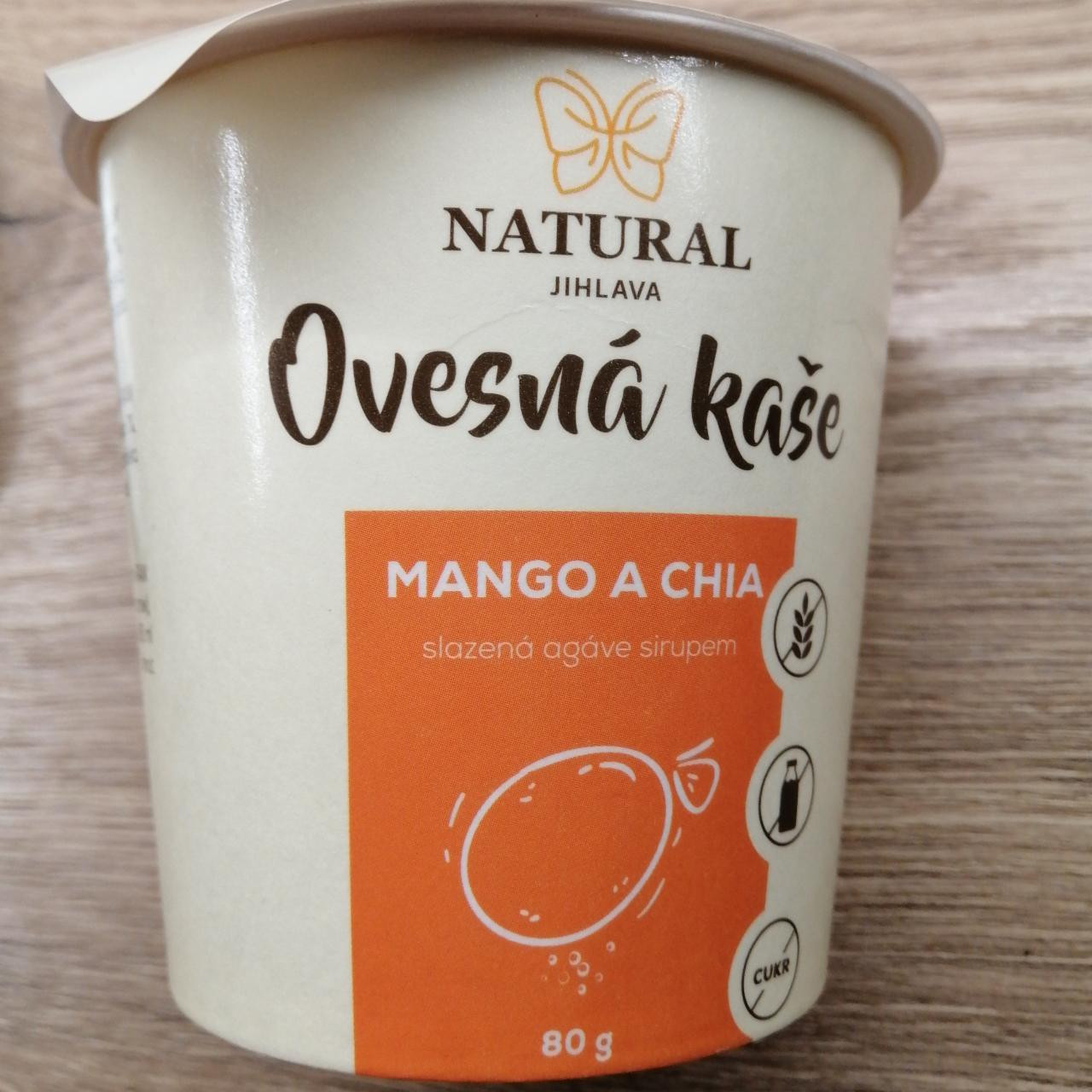 Fotografie - Ovesná kaše mango a chia Natural Jihlava