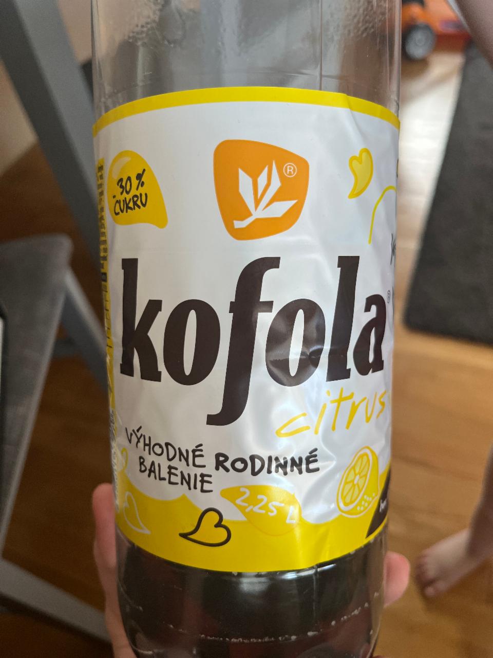 Fotografie - Kofola citrus -30% cukru