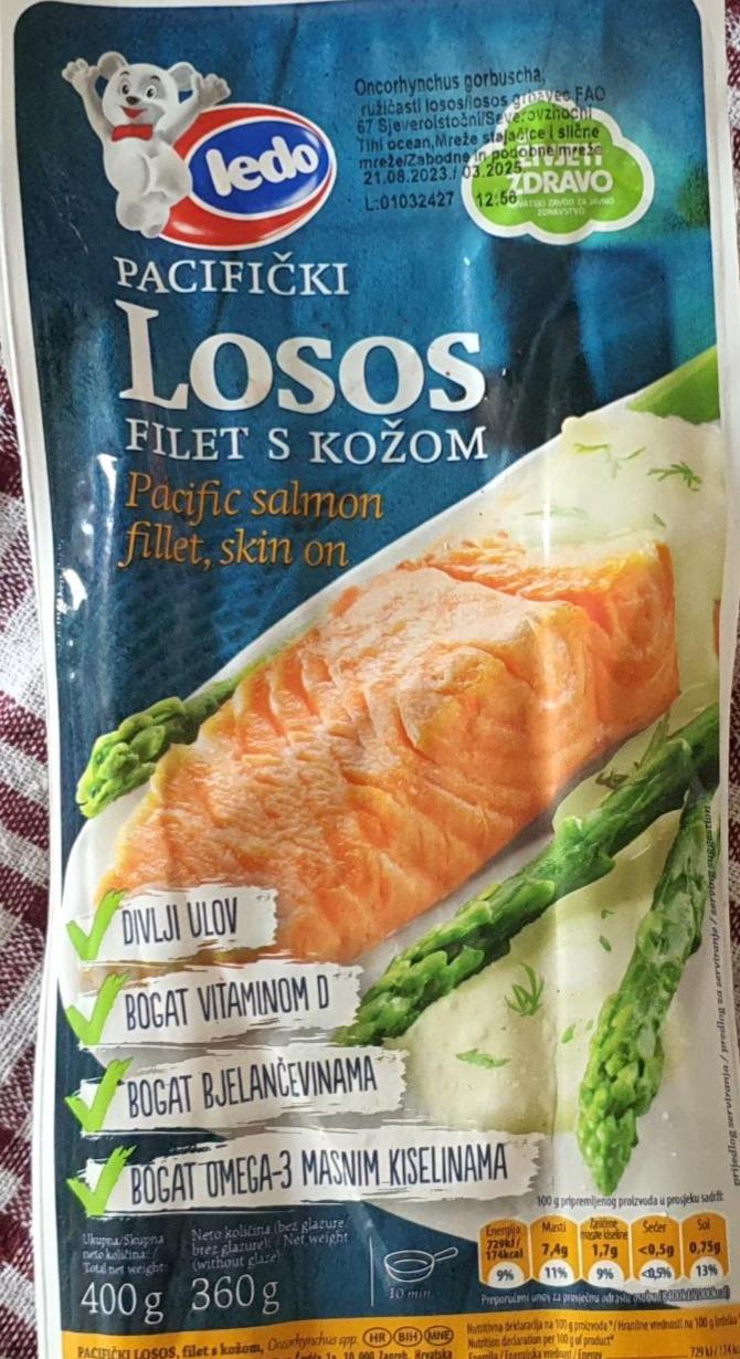 Fotografie - Losos filet s kožom Ledo