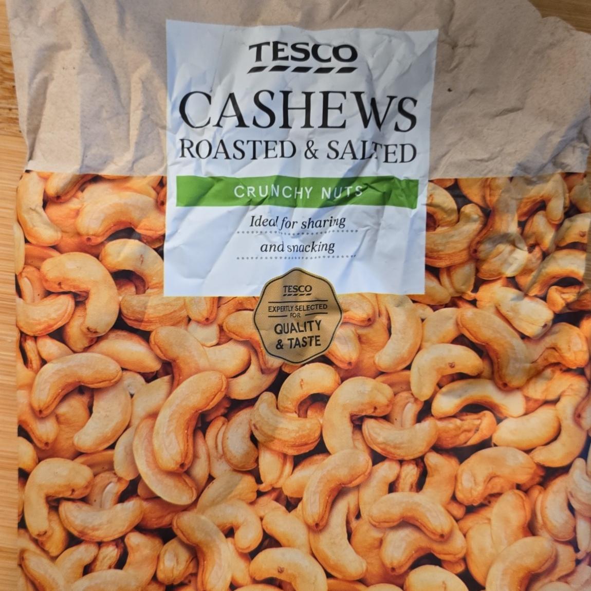 Fotografie - Cashews roasted & salted Tesco