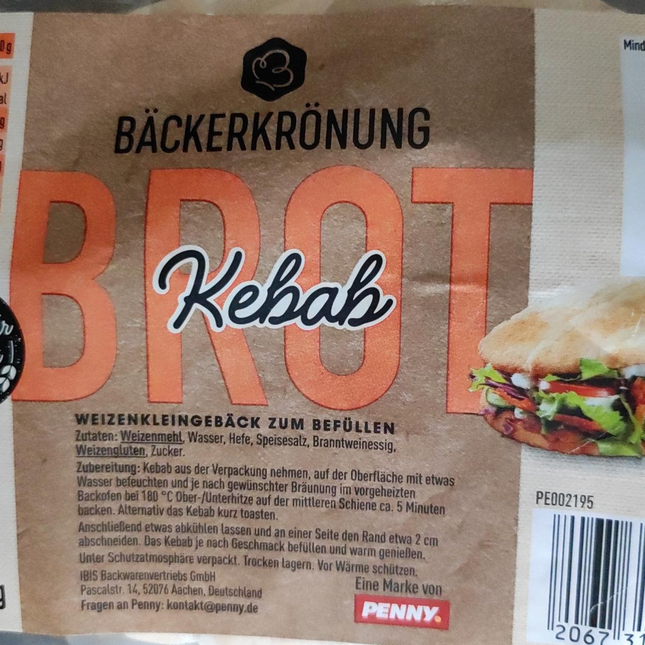 Fotografie - Brot kebab Bäckerkrönung