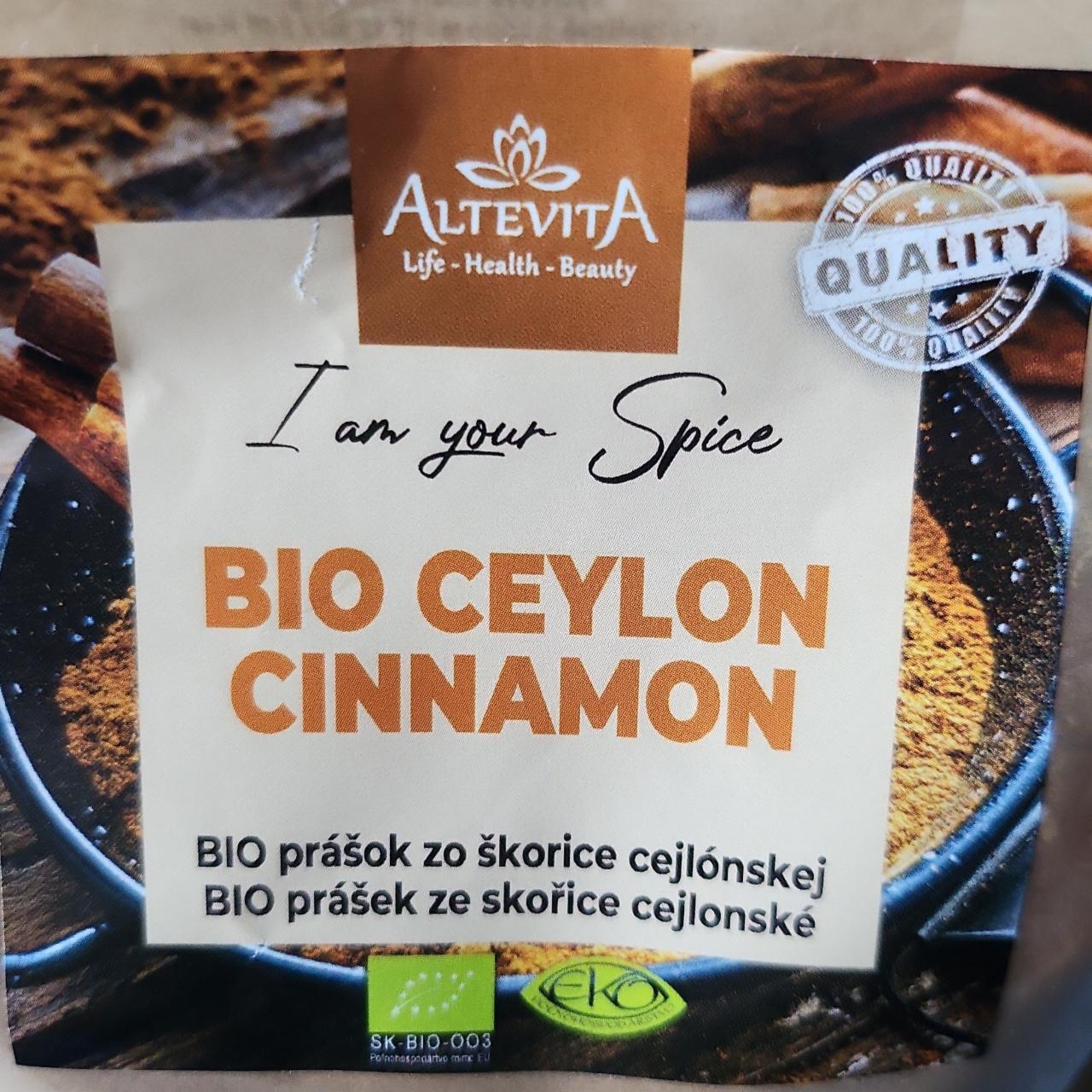 Fotografie - Bio Ceylon Cinnamon Altevita