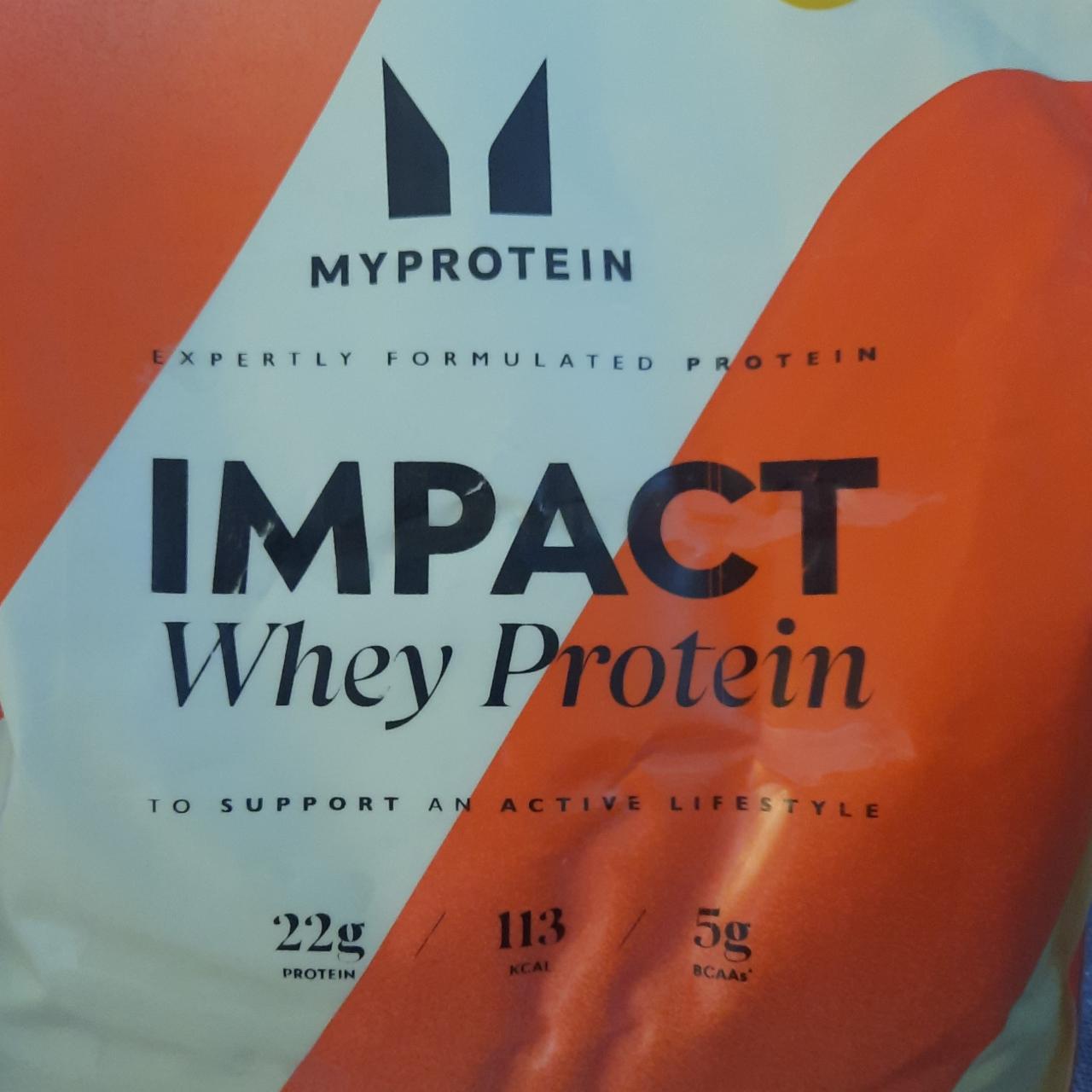 Fotografie - Impact Whey protein Banana MyProtein