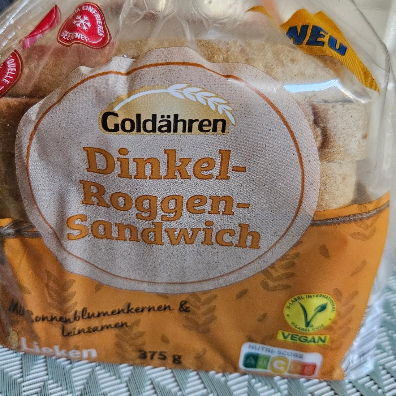 Fotografie - Dinkel-roggen-sandwich Goldähren