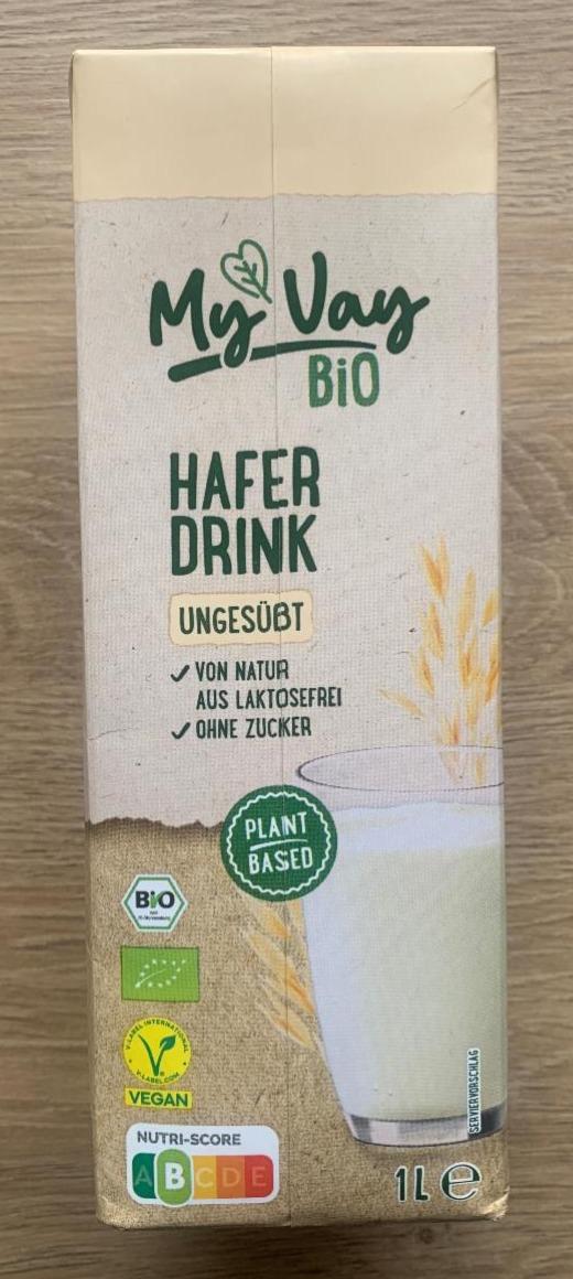 Fotografie - Bio Hafer Drink ungesüßt My Vay