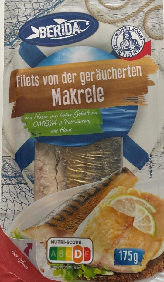 Fotografie - Filets von der geräucherten Makrele Berida