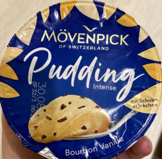 Fotografie - Mövenpick Feinster Pudding Bourbon Vanille mit Schokostückchen