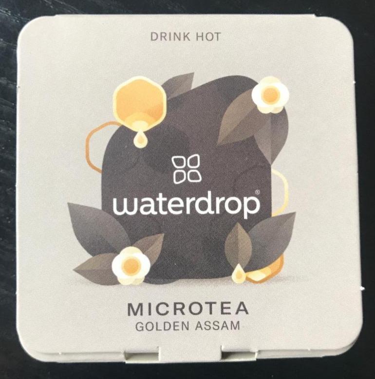 Fotografie - Drink Hot Microtea Golden Assam waterdrop