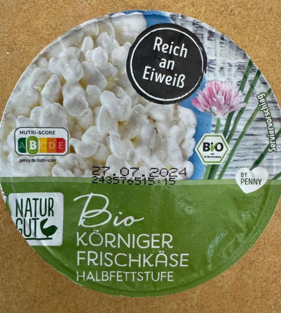 Fotografie - Bio Körniger Frischkäse halbfettstufe Natur Gut