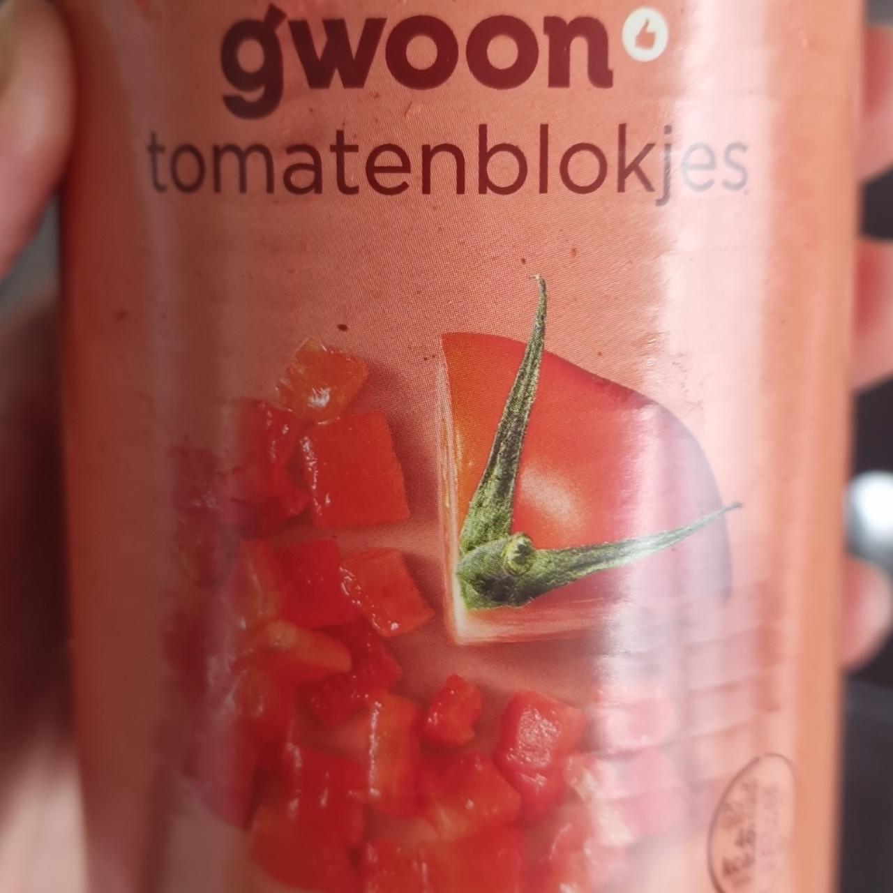 Fotografie - tomatenblokjes gwoon