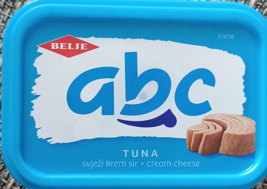 Fotografie - ABC tuna svježi krem sir Belje