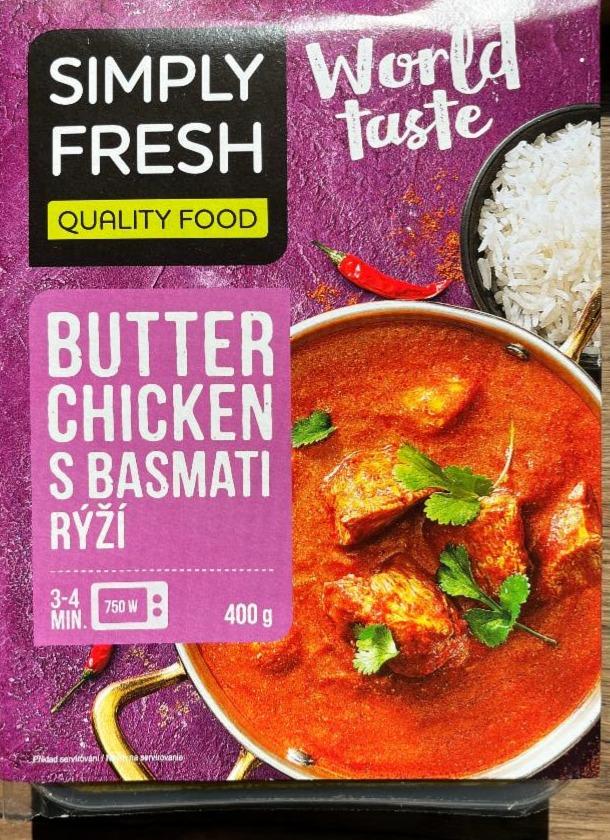 Fotografie - Butter chicken s basmati rýží Simply Fresh