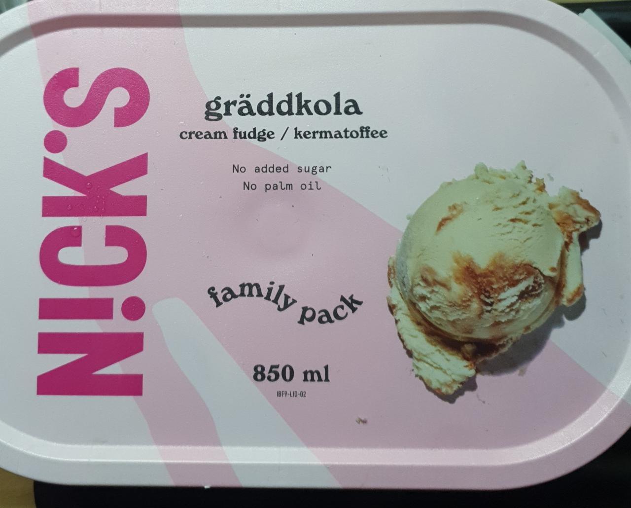 Fotografie - Gräddkola cream fudge N!ck's