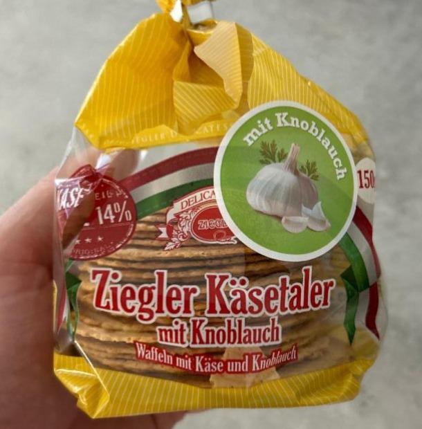 Fotografie - Ziegler Käsetaler mit Knoblauch