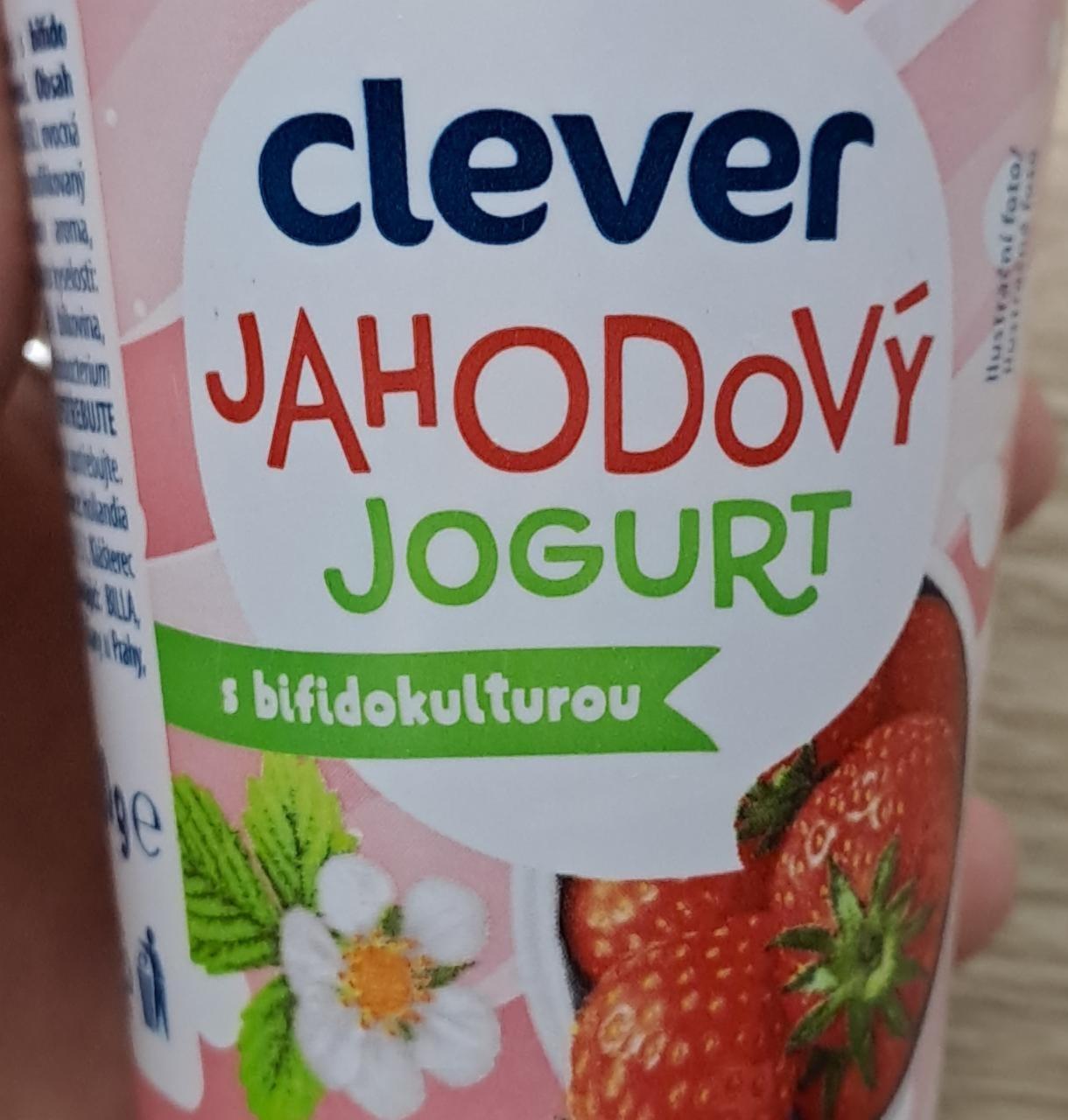 Fotografie - Jahodový Jogurt s bifidokultúrou Clever