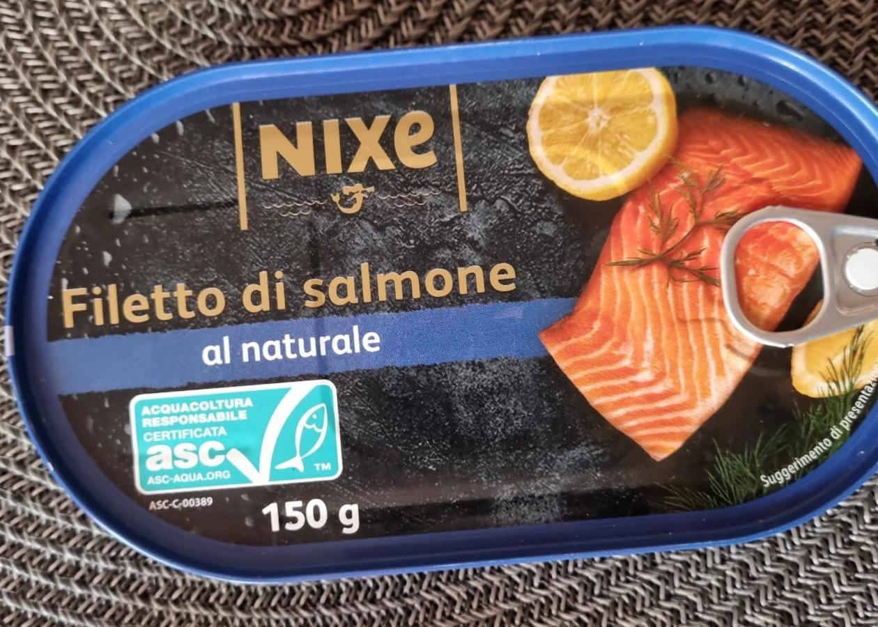 Fotografie - Filetto di salmone al naturale Nixe