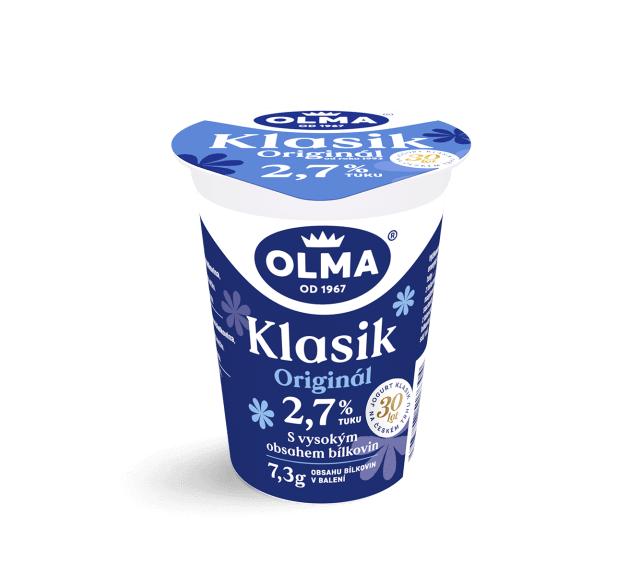 Fotografie - Klasik jogurt biely 2,7% Olma