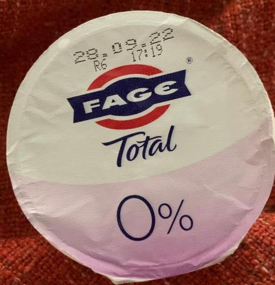 Fotografie - Total 0% Fage