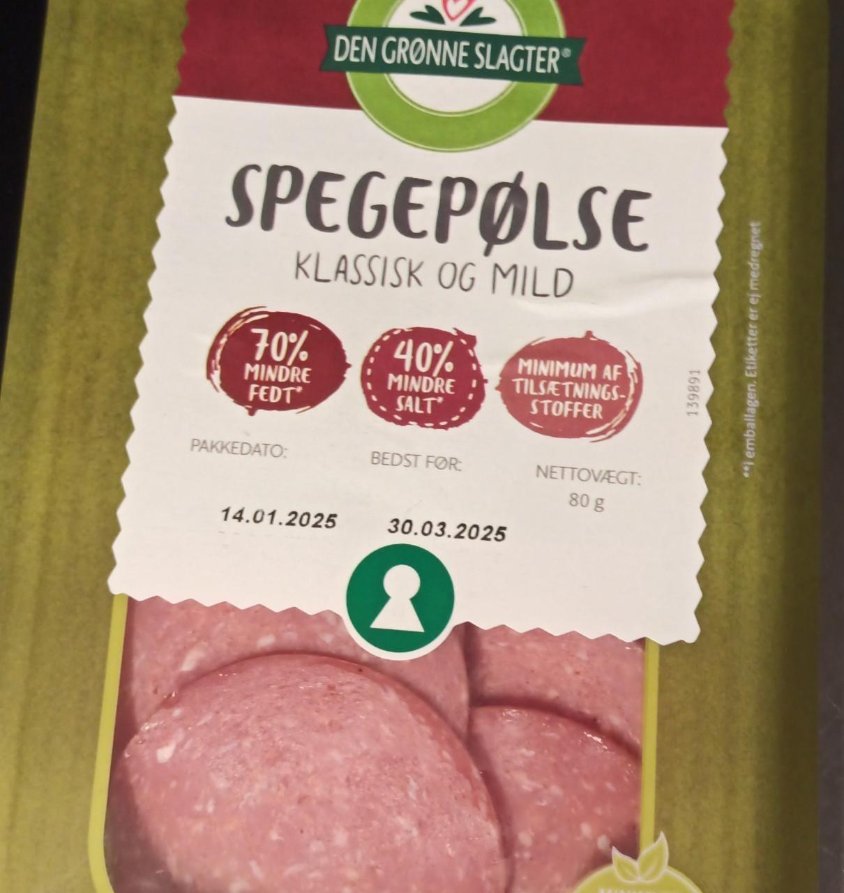 Fotografie - Spegepølse Den Grønne Slagter