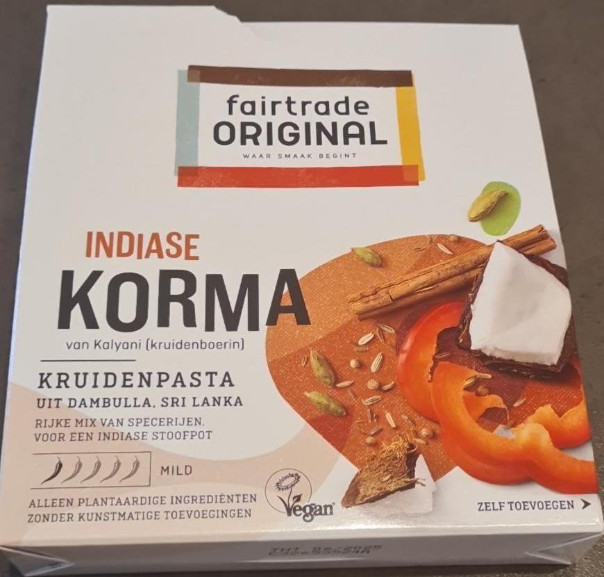 Fotografie - Indiase korma kruidenpasta Fairtrade Original