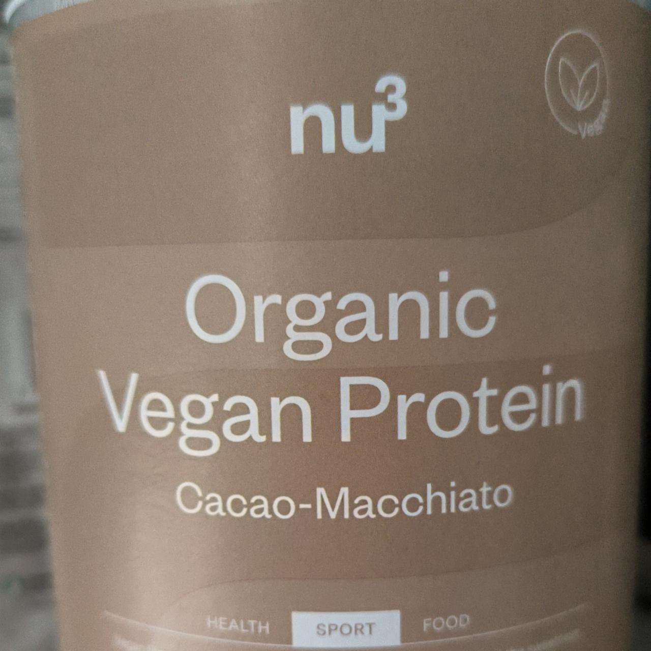 Fotografie - Organic Vegan Protein Cacao-Macchiato nu3