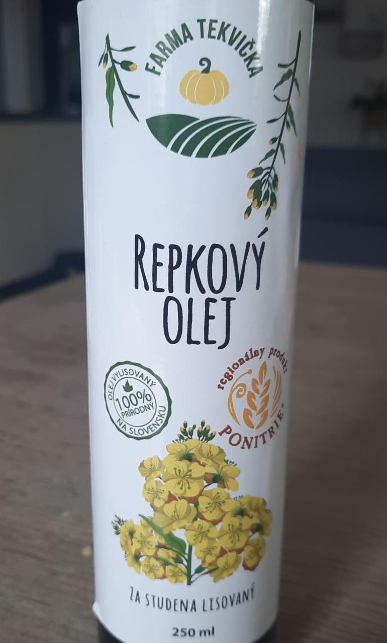 Fotografie - Repkový olej Farma Tekvička