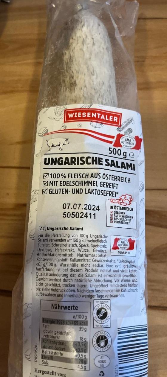 Fotografie - Ungarische Salami Wiesentaler